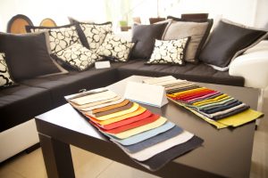 Fabric color samples